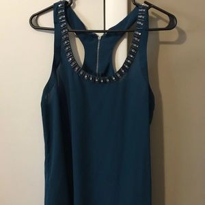 Teal Express Tank Top